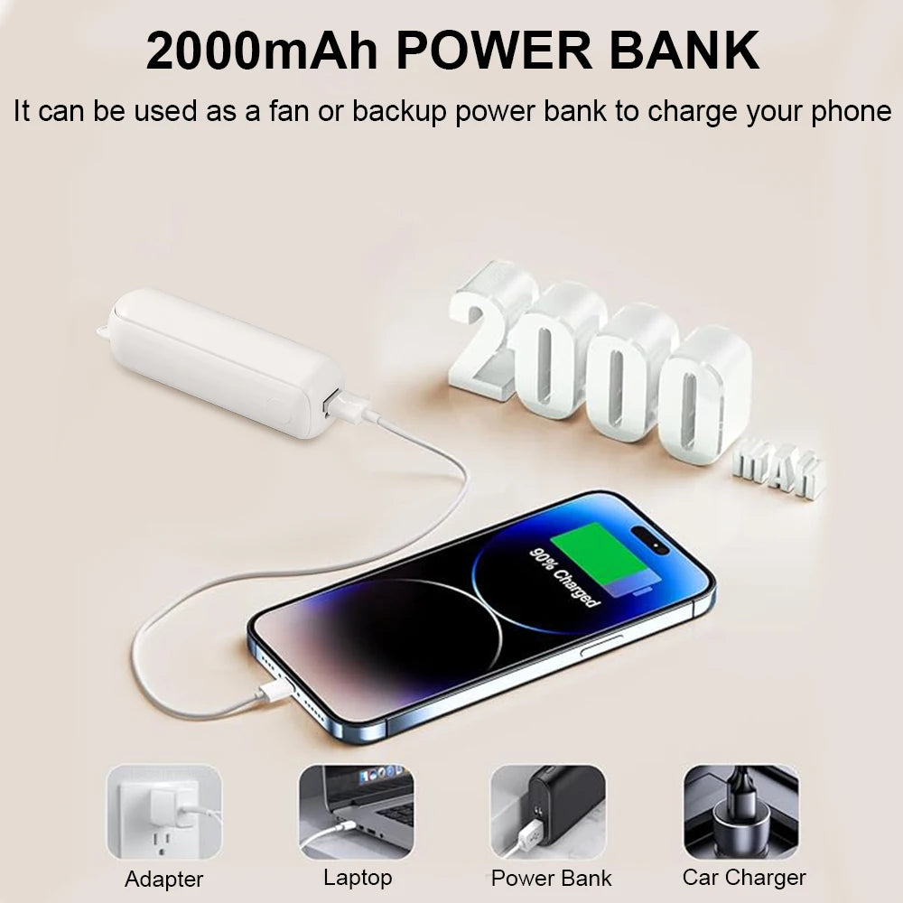 USB Rechargeable Portable Fan