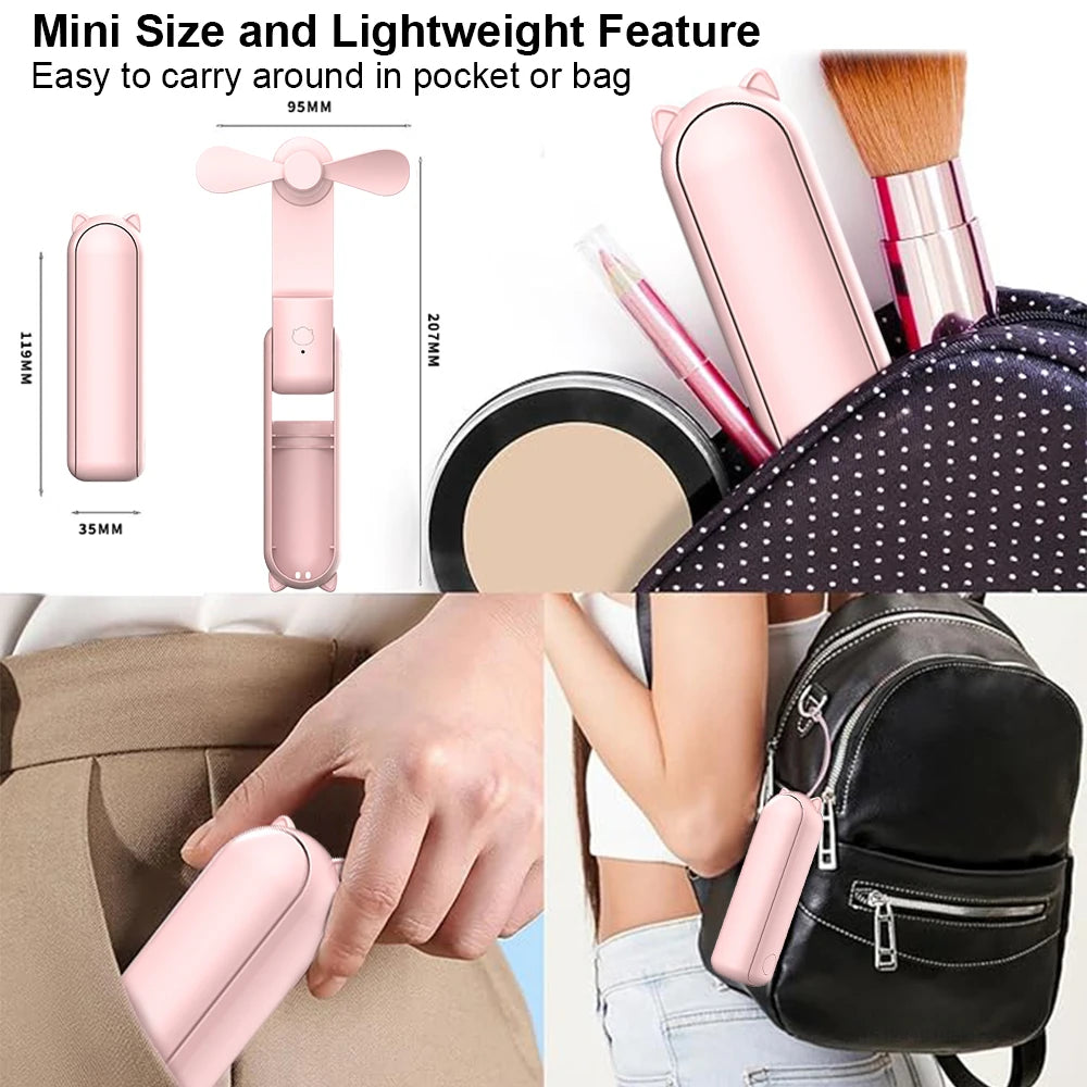 USB Rechargeable Portable Fan