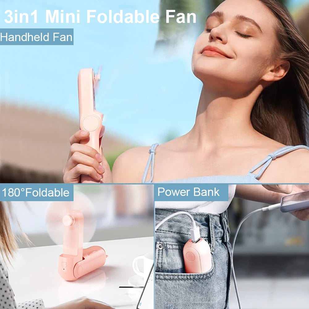 USB Rechargeable Portable Fan